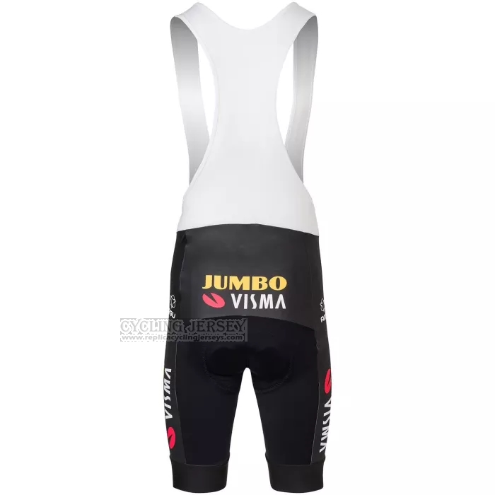 2022 Cycling Jersey Jumbo Visma Yellow Green Short Sleeve and Bib Short